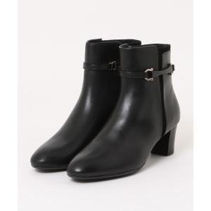 ブーツ 「2WAY」ベルト付ショートブーツ レディース