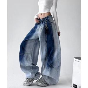 mushwear（マッシュウェア） ワイドパンツ ジーンズ ペイントデザイン