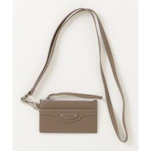 「BALENCIAGA」 カードケース - ブラウン レディース