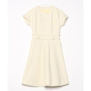「ANTEPRIMA」 半袖ワンピース 38 イエロー レディース