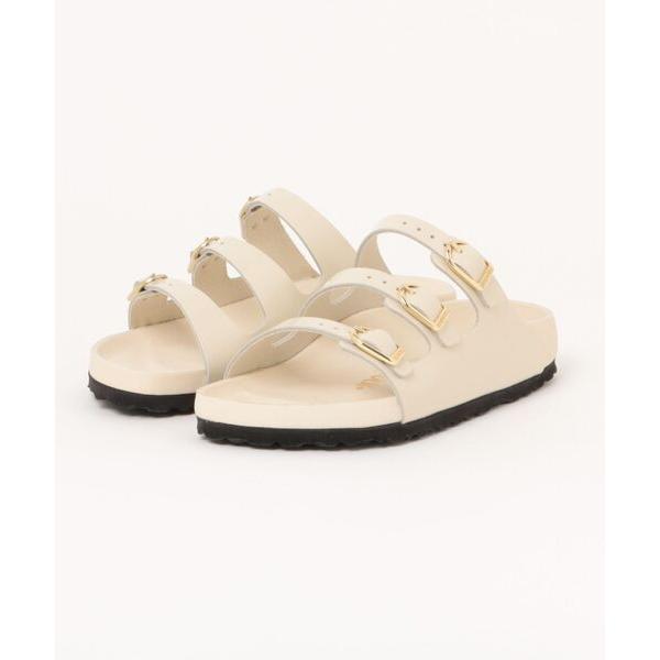 「BIRKENSTOCK」 フラットサンダル 39 アイボリー レディース