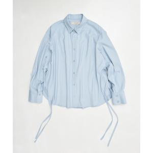 ブラウス シャツ Slit Belt Shirt/スリットベルトシャツ レディース