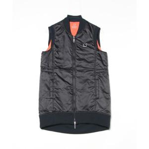 「HENRY CLUB」 中綿ベスト 40 ブラック レディース