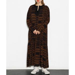 「AMERICAN RAG CIE」 長袖ワンピース FREE ブラウン レディース