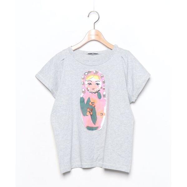 「SEE BY CHLOE」 半袖Tシャツ 38 グレー レディース