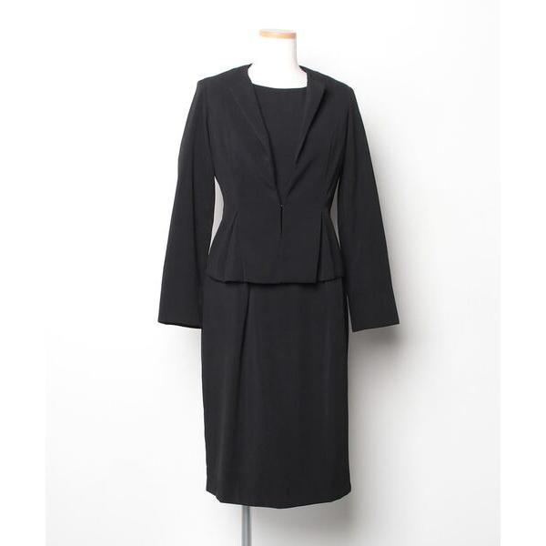 「Flolia」 スカートスーツ S ブラック レディース