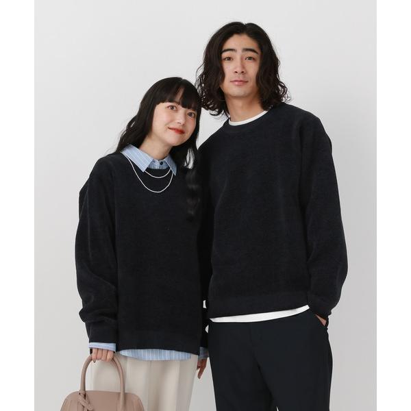 セーター ニット やわらかリッチモールニット/クルー/581133 メンズ レディース