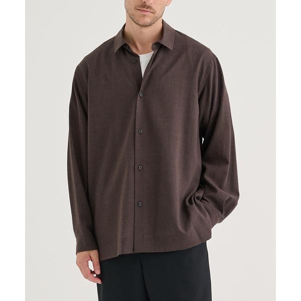 シャツ 「ATON / エイトン」TWIST WOOL WASHER OVERSIZED SHIRT...
