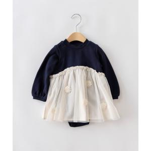 ベビー服 ロンパース フラワー付の買取情報