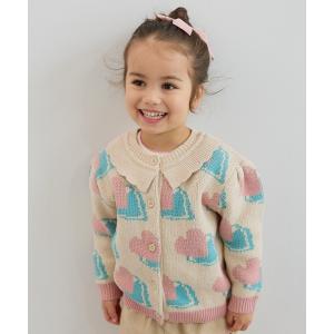 カーディガン  Lovely長袖ニットカーディガン キッズ 子供服 女の子