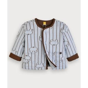 カーディガン 「SOFT＆」ベアキルティング長袖カーディガン キッズ 子供服 男の子 女の子