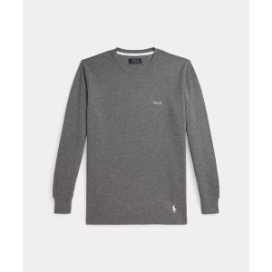 パジャマ ルームウェア ワッフルニット スリープ シャツ レディース