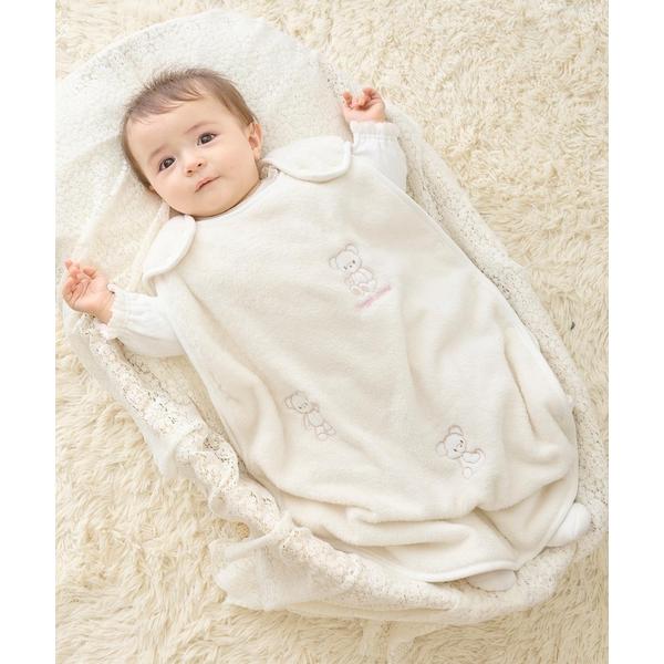 ベビー 動物アップリケ　スリーパー