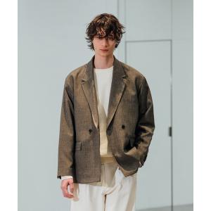 ジャケット テーラードジャケット 「CITY TOKYO/シティートーキョー」TWEED ダブルブレザー メンズ