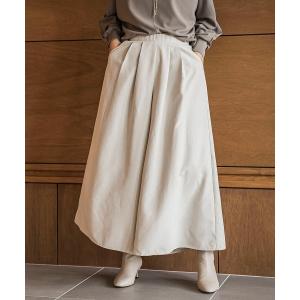 パンツ スウェードライクキュロットパンツ「手洗い可能」 レディース