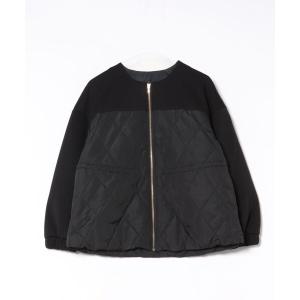 ブルゾン アウター ダイヤキルティングダンボールブルゾン レディース