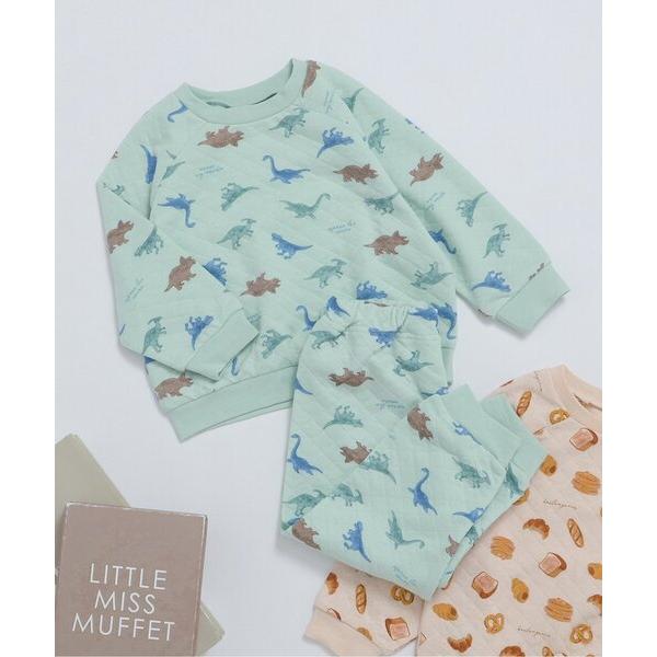 パジャマ パン＆恐竜モチーフキルトパジャマ キッズ 子供 男の子 女の子