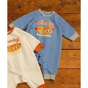 ベビー服 ロンパース Bpop BOYSキルトカバーオール
