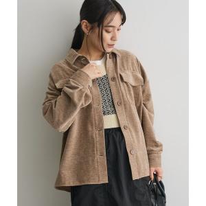 ブルゾン アウター ベロアシャツジャケット レディース