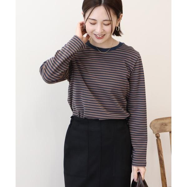 tシャツ クルーネックロングプルオーバー レディース