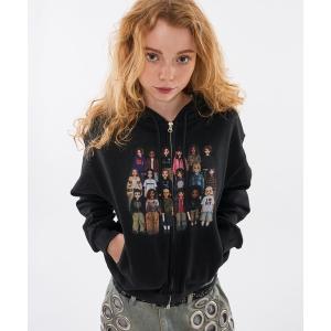 パーカー PIXEL MODEL DESIGN ZIP HOODIE / ピクセルモデルデザインジップフーディ メンズ レディース