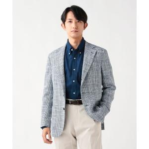 HUGO BOSS 青 チェック柄 テーラードジャケットセットアップ BOSS（HUGO BOSS） ジャケット テーラードジャケット スリムフィット