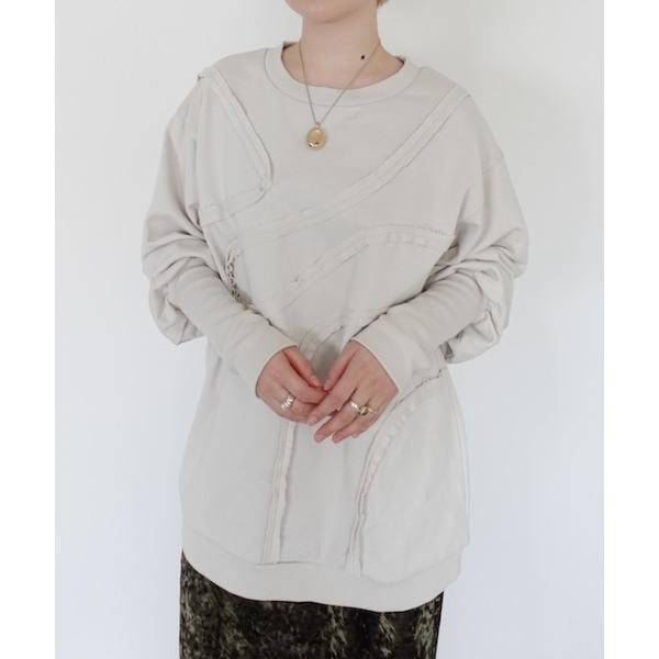 トレーナー スウェット Curve Design Sweat/カーブデザインスウェット レディース