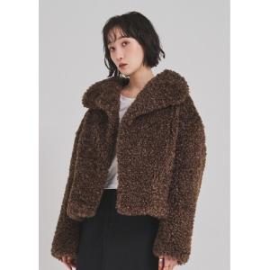 ブルゾン アウター オーバーサイズボアブルゾン レディース