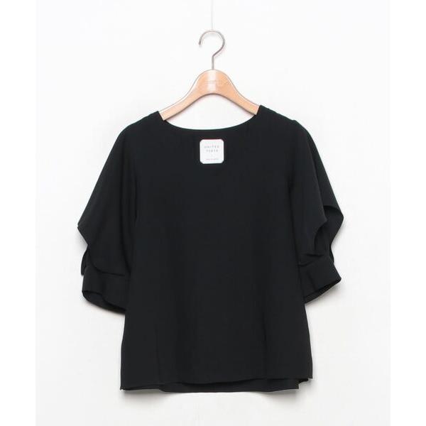 「UNITED TOKYO」 半袖ブラウス 1 ブラック レディース