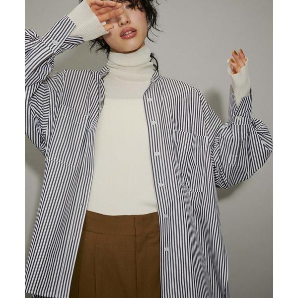 「ADAM ET ROPE&apos;」 長袖ブラウス FREE ブラック系その他 レディース