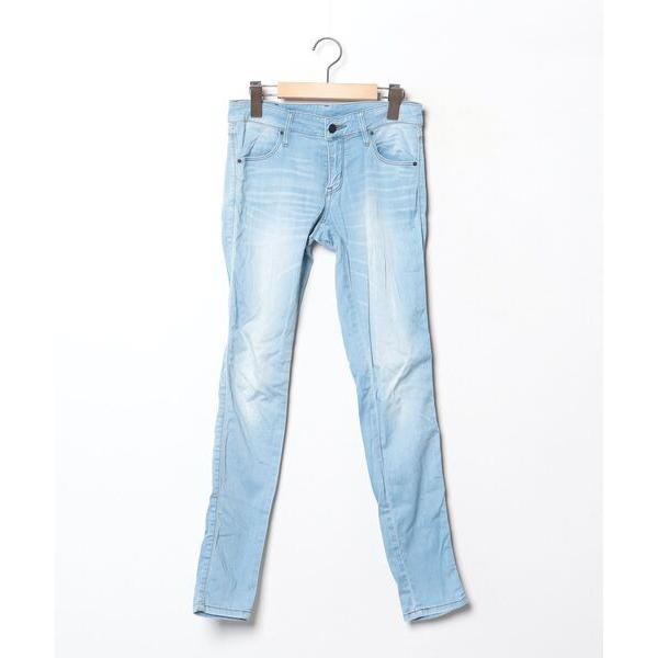 「Lee」 スキニーデニムパンツ S ブルー レディース
