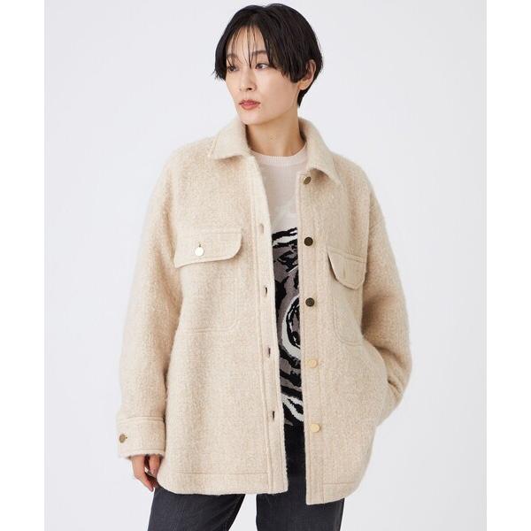 ブルゾン アウター 「カタログ掲載」ラメスライバーシャツジャケット レディース