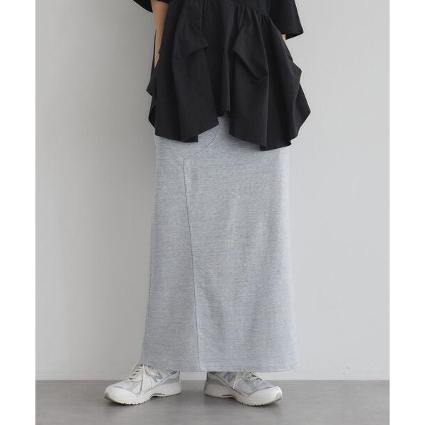 スカート 「日本製」クロッチデザインロングスカート