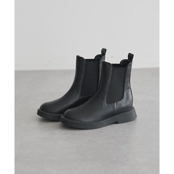 ブーツ インヒールサイドゴアブーツ レディース