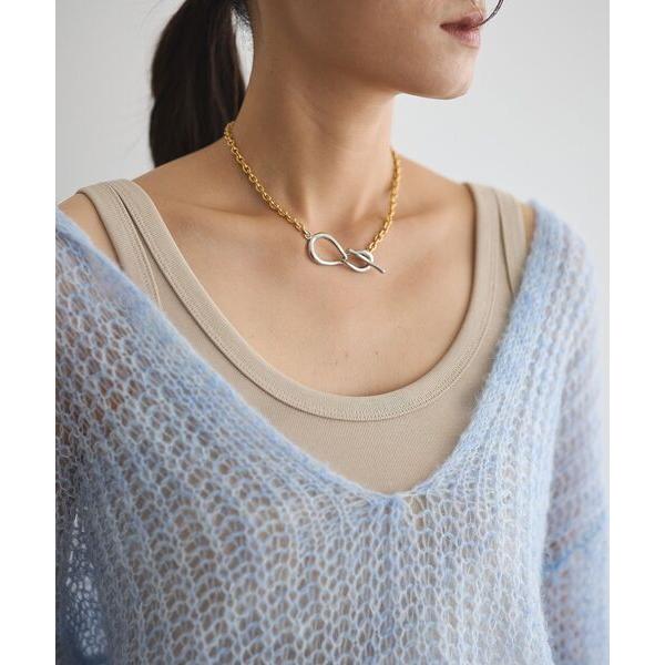 ネックレス STAINLESSマンテルショートネックレス レディース