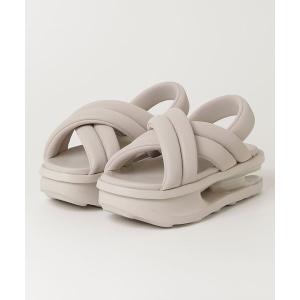 「NIKE」 フラットサンダル 23cm ナチュラル レディース