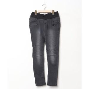「asos」 スキニーデニムパンツ - ブラック レディース
