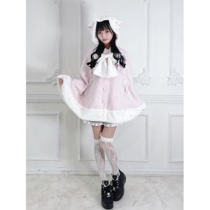 ポンチョ ネコちゃんポンチョコート レディース