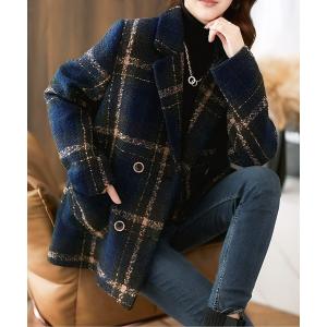 deux amour ジャケット テーラードジャケット ガンクラブチェック