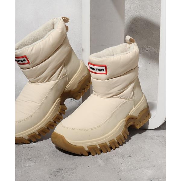 ブーツ スノーシューズ HUNTER イントレピッド ワンダラー ショート スノー ブーツ レディー...