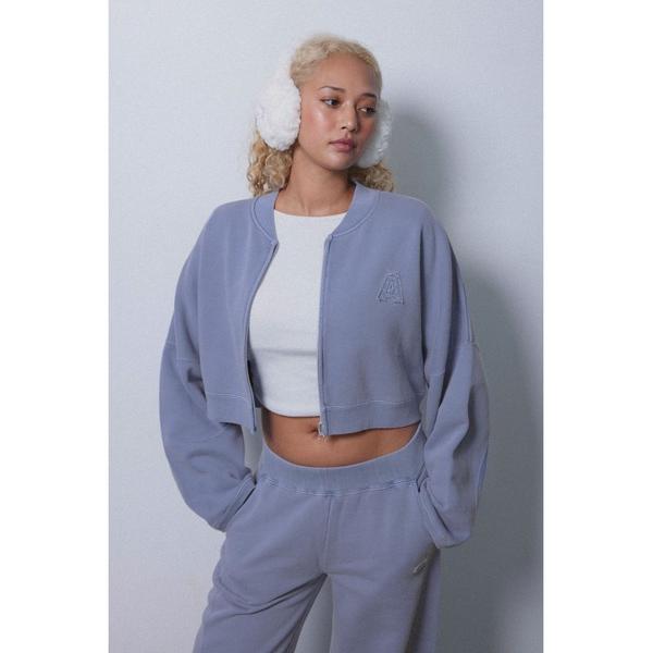 トレーナー スウェット Wellness Logo Pigment Cropped Sweat Bl...