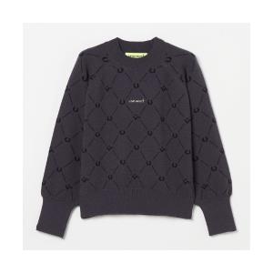 「VIVA HEART/GOLF」ラシェル柄 ジャカード モックネック レディース