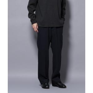 スラックス ヘリンボーンストレートスラックス メンズ