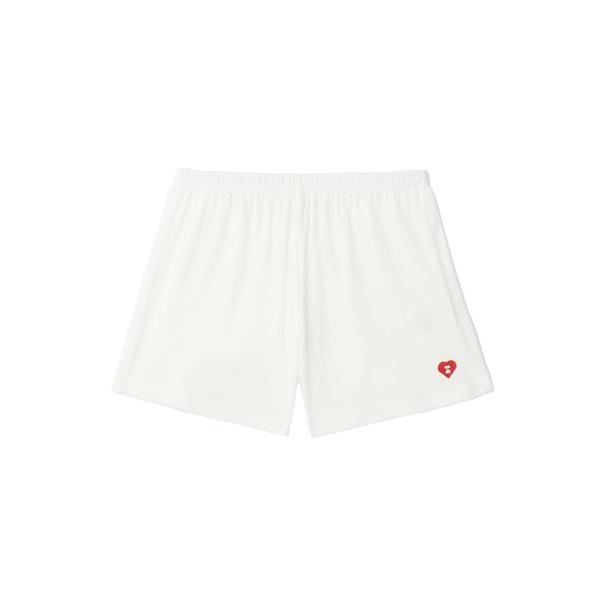 パンツ HEART BADGE POINTELLE SHORTS レディース