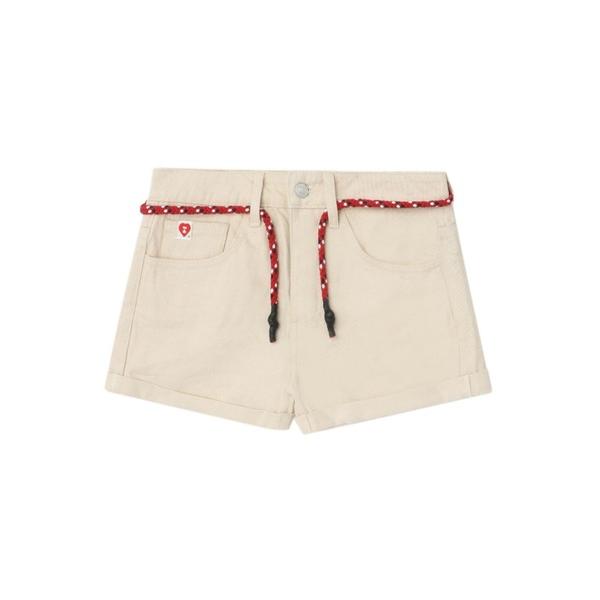 ジーンズ デニム デニムパンツ PU BADGE DENIM SHORTS #2 レディース