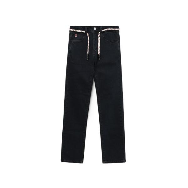 ジーンズ デニム デニムパンツ HEART PU BADGE SKINNY JEANS #2 レディ...