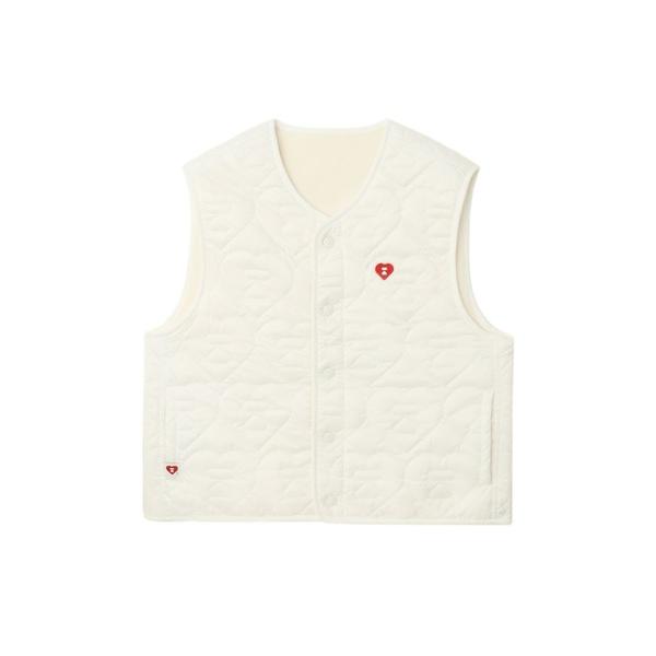 コート アウター HEART QUILTED ARMY LINER VEST レディース