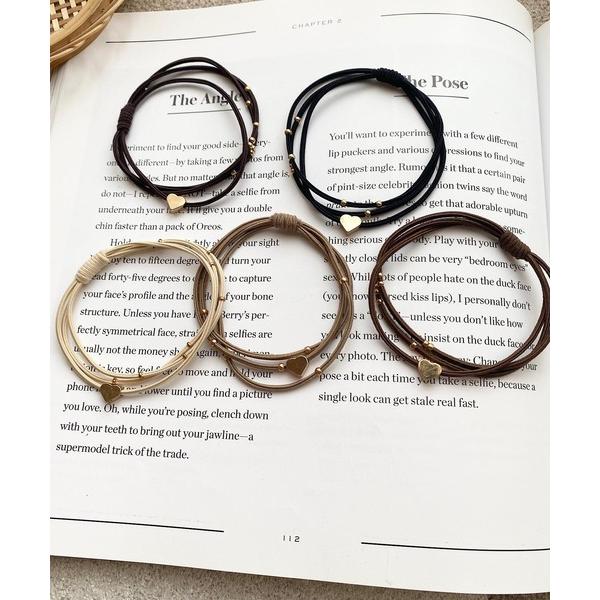 ヘアゴム pur chouchou/フラワー ハート スター ヘアゴムセット P4504