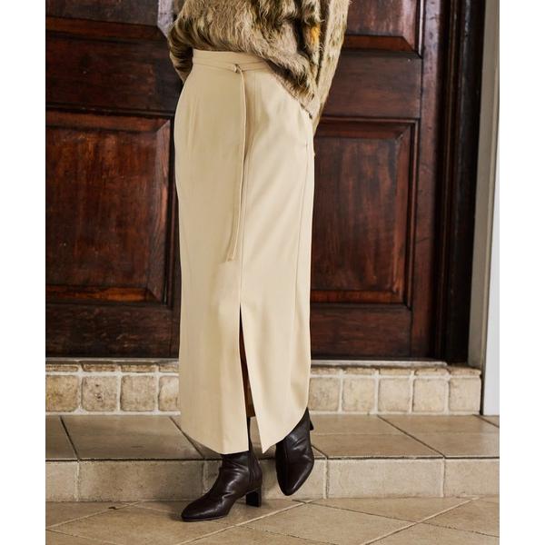 スカート スリットナロースカート 605409