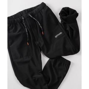 パンツ 「78」「OUTDOOR PRODUCTS/アウトドアプロダクツ」マルチストレッチ ロゴワンポイント 裏ニットフリース ジョガーパンツ メンズ